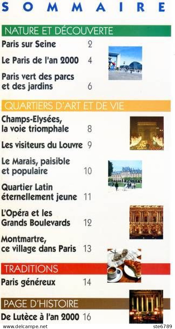PARIS Région  J Aime La France Champs Elysees Marais Opera Montmartre Quartier Latin - Geografía