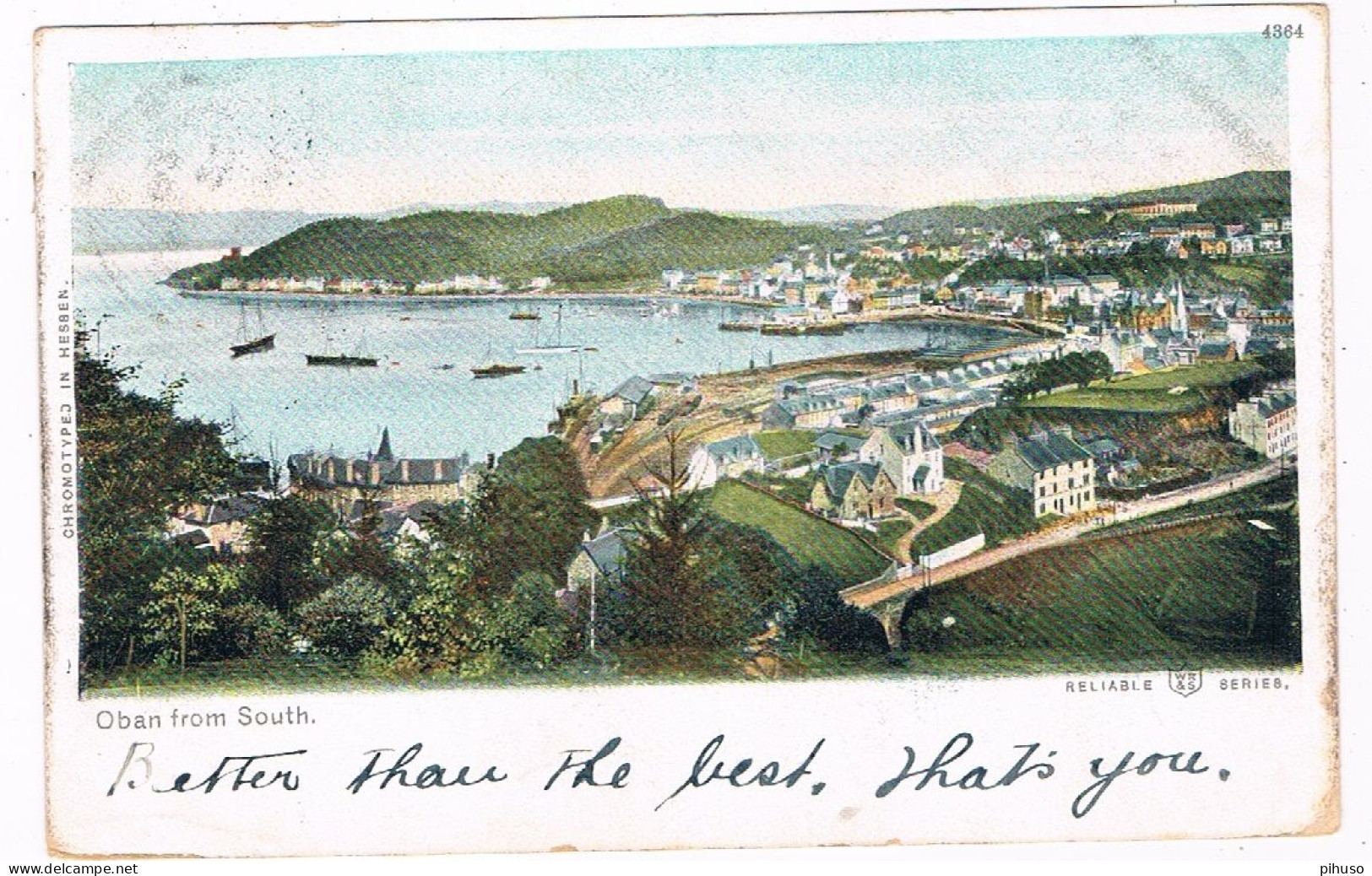 UK-4010  OBAN : From South - Argyllshire