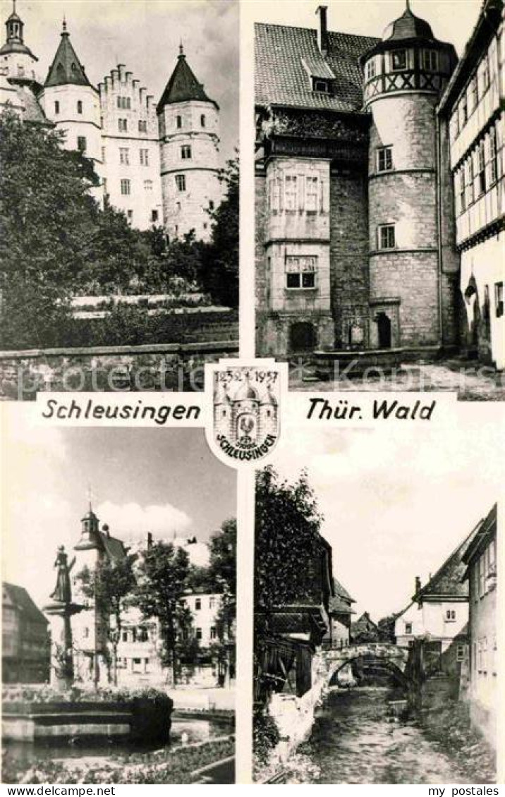 72699738 Schleusingen Schloss Und Bach Schleusingen - Schleusingen