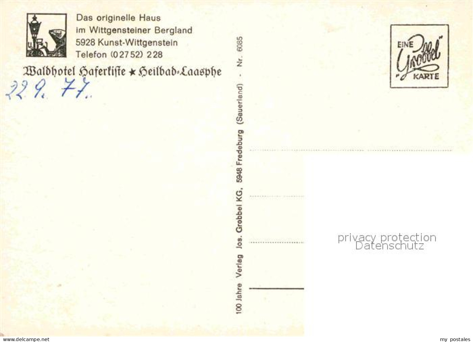 72698999 Kunst-Wittgenstein Waldhotel Hafer Bad Laasphe - Bad Laasphe