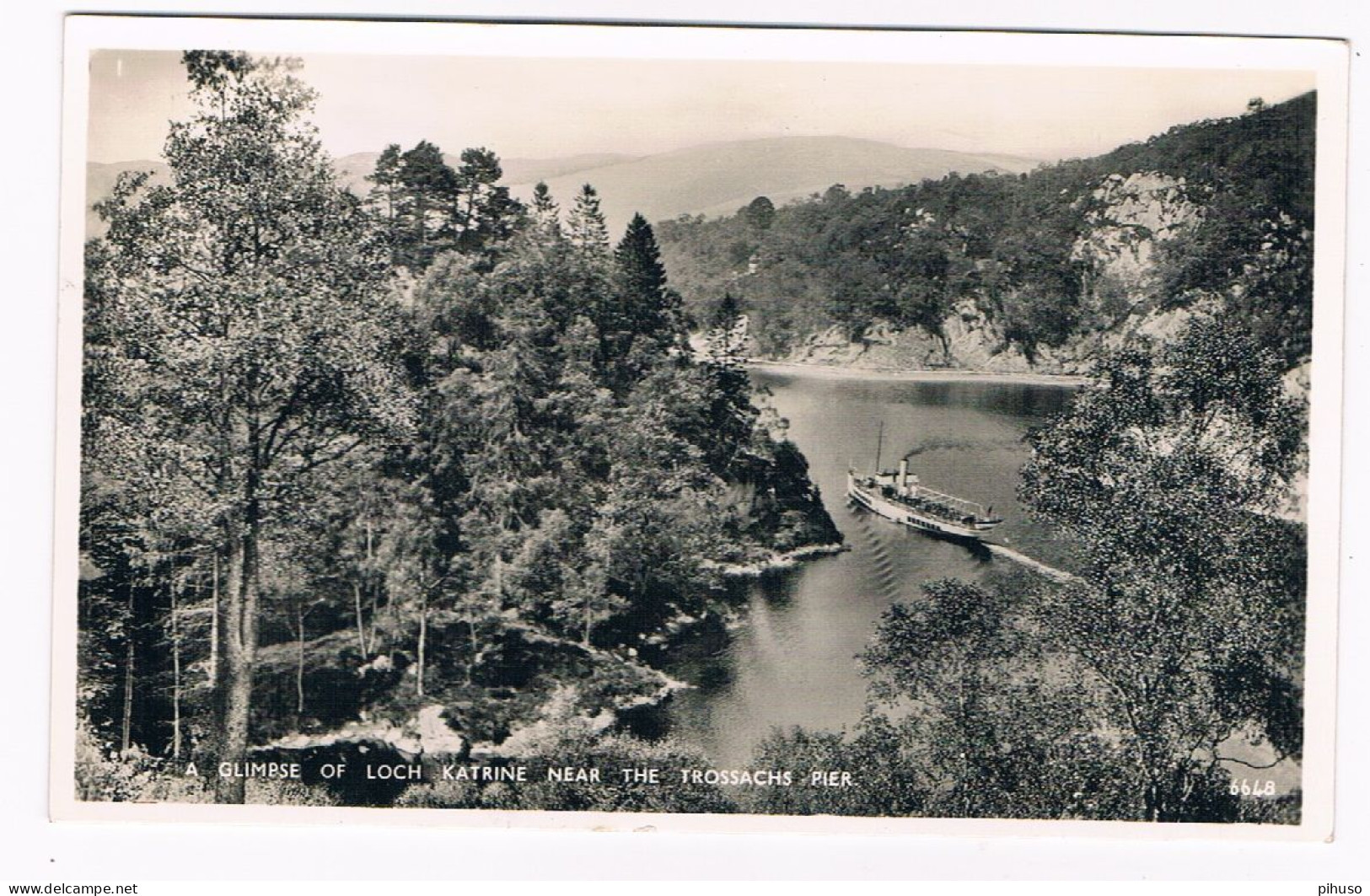 UK-4023  LOCH KATRINE : Near The Trossachs Pier - Stirlingshire