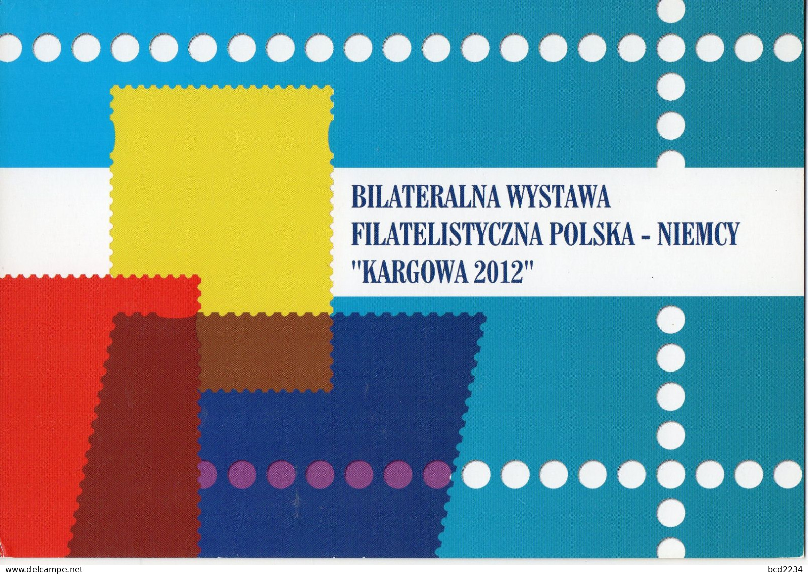 POLAND 2012 POLISH POST OFFICE SPECIAL LIMITED EDITION FOLDER: POLAND GERMANY BILATERAL PHILATELIC EXHIBITION FDC - Esposizioni Filateliche