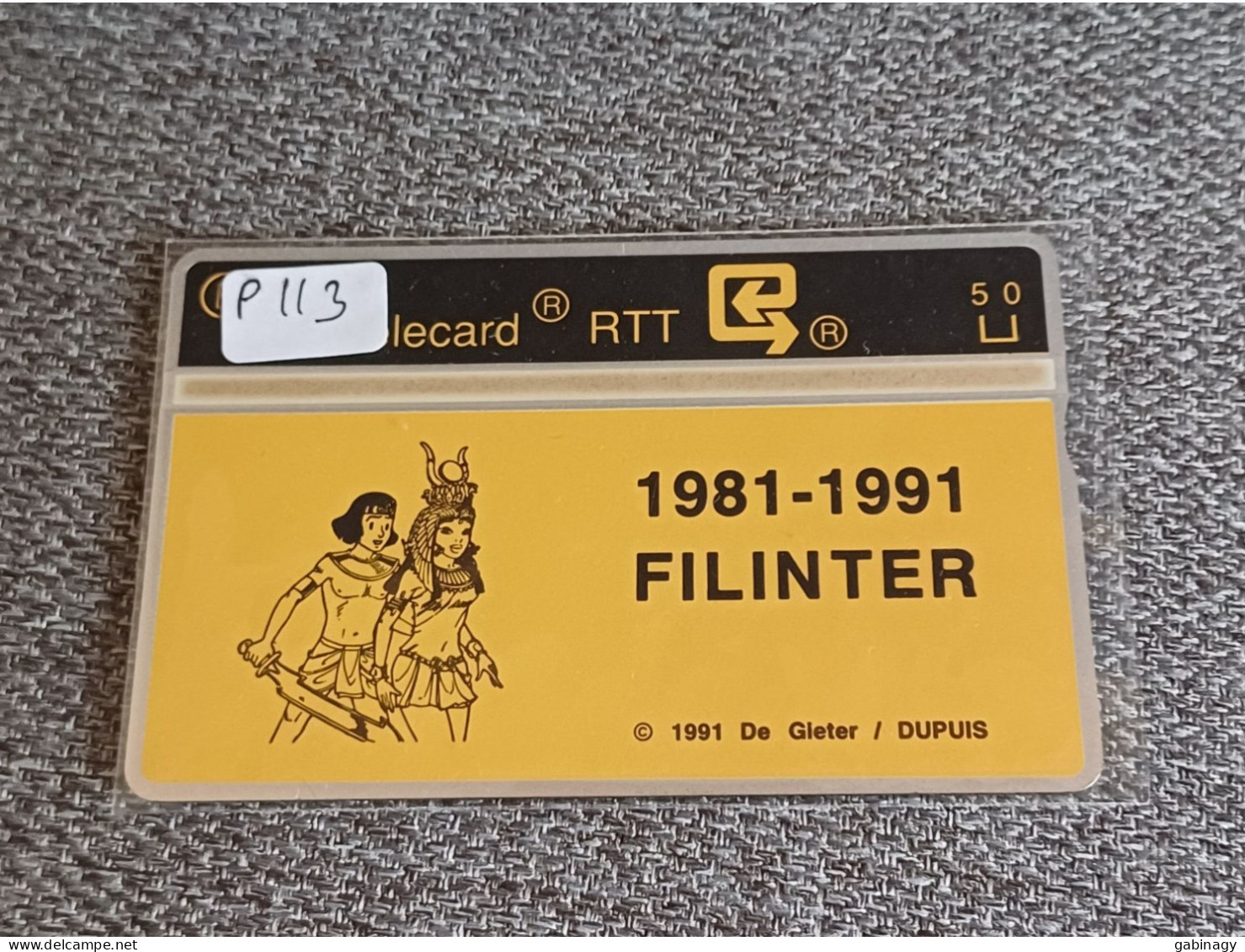 BELGIUM - P113 - FLINTER - CARTOON - MINT - 1.000 EX. - Zonder Chip