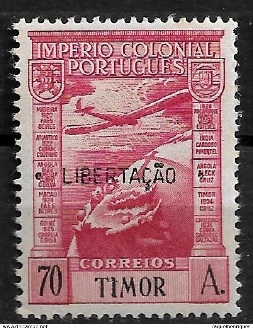 TIMOR 1947 EMPIRE STAMP SURC. "LIBERTAÇÃO" - AIRMAIL MNH (NP#72-P17-L1) - Timor