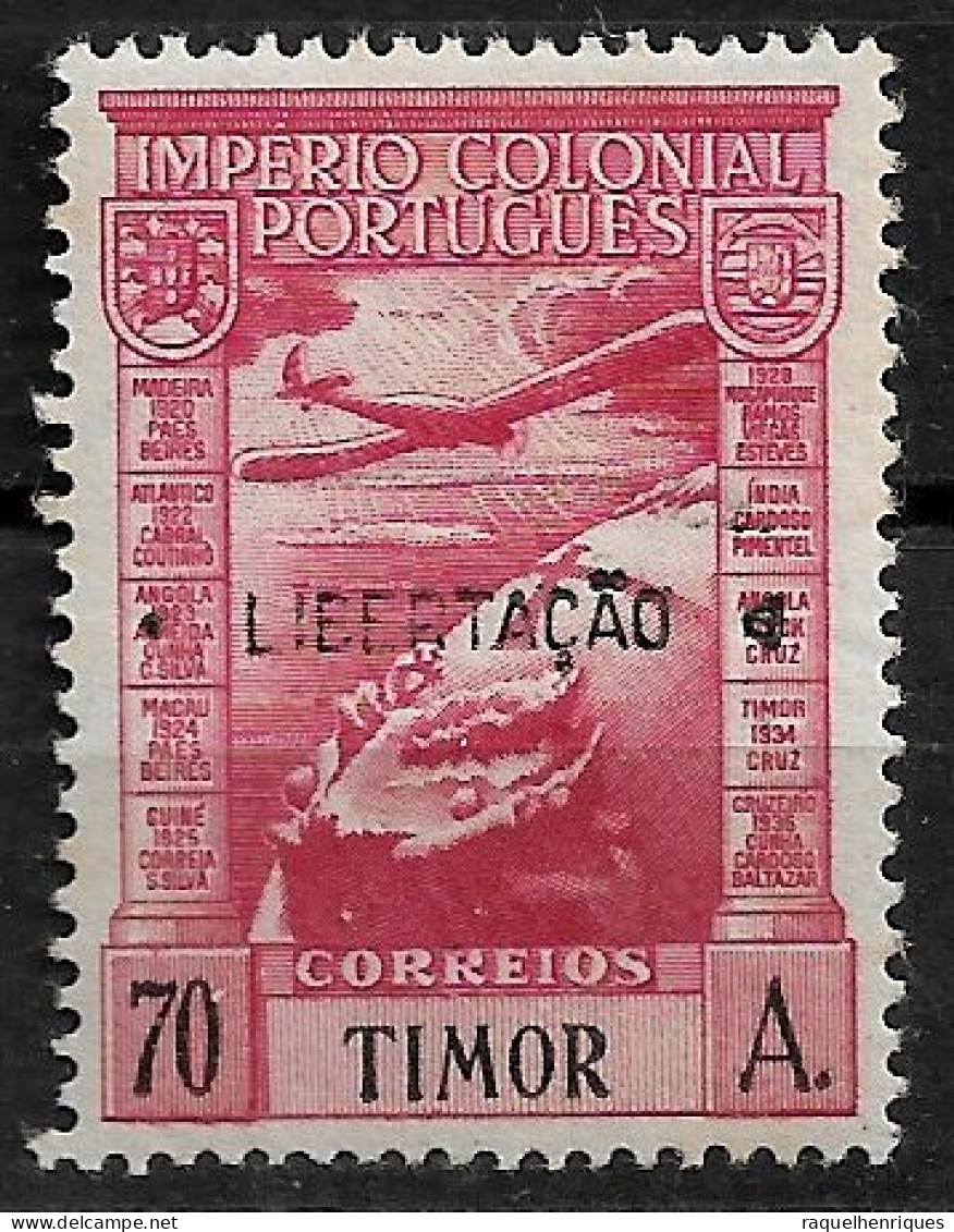 TIMOR 1947 EMPIRE STAMP SURC. "LIBERTAÇÃO" - AIRMAIL MH (NP#72-P17-L2) - Timor