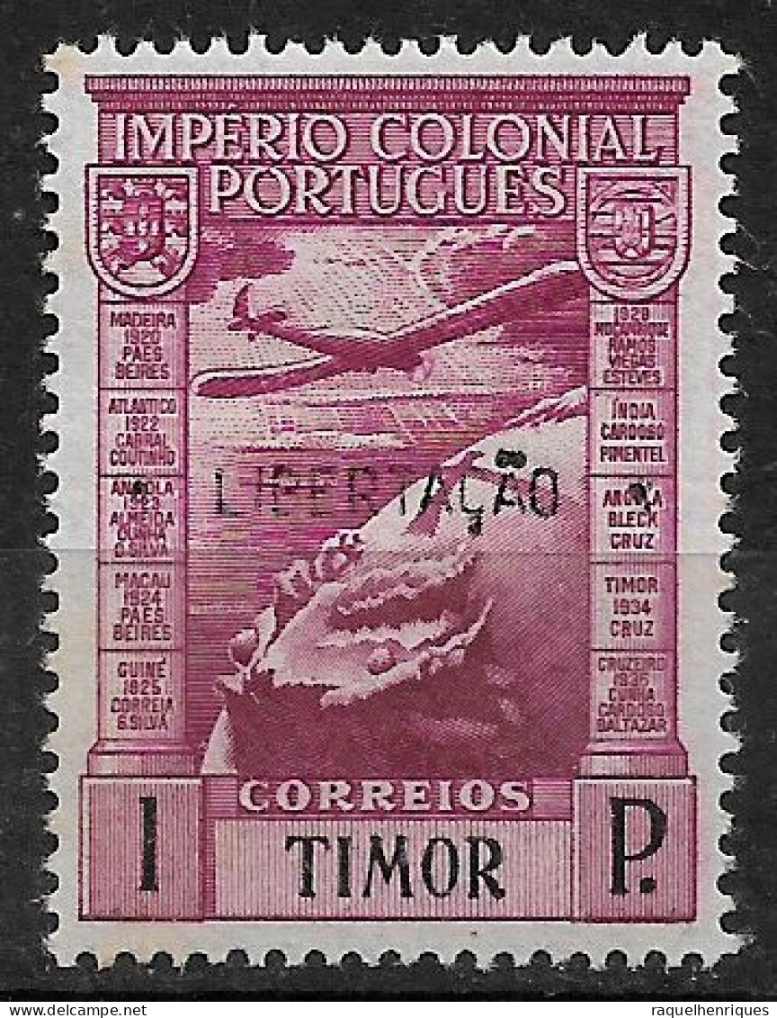 TIMOR 1947 EMPIRE STAMP SURC. "LIBERTAÇÃO" - AIRMAIL MNH (NP#72-P17-L2) - Timor