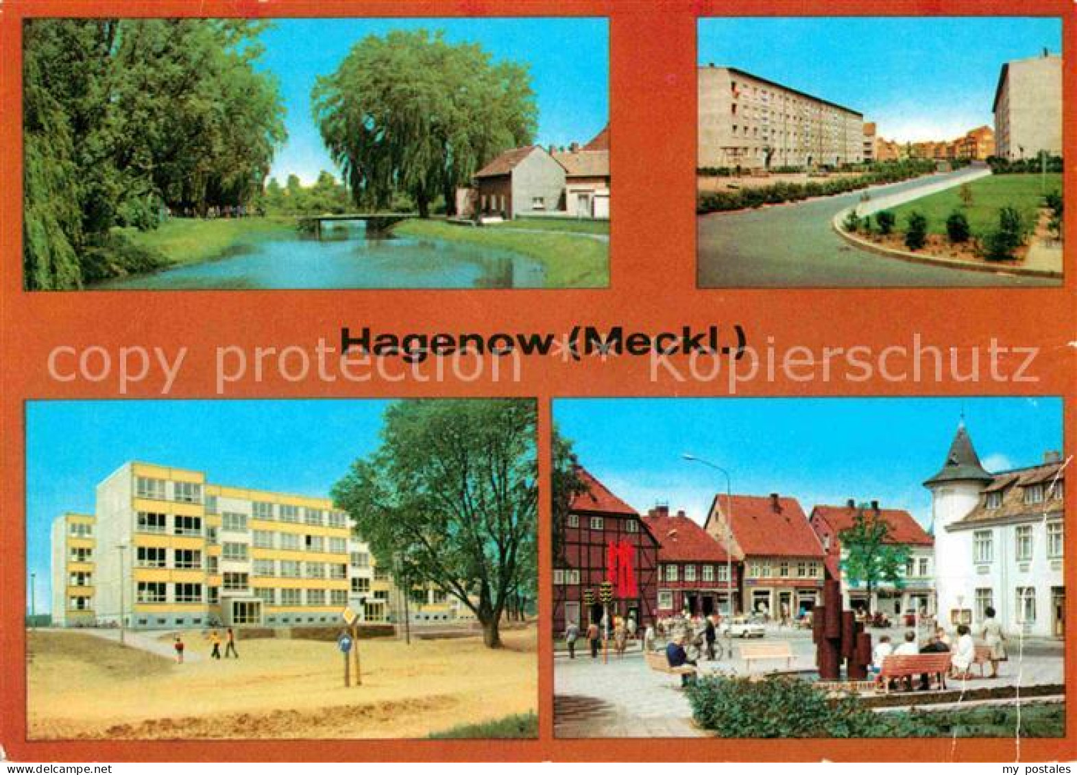 72697520 Hagenow Am Muehlteich AWG Neue Heimat Polytechn Oberschule Rud Breitsch - Hagenow