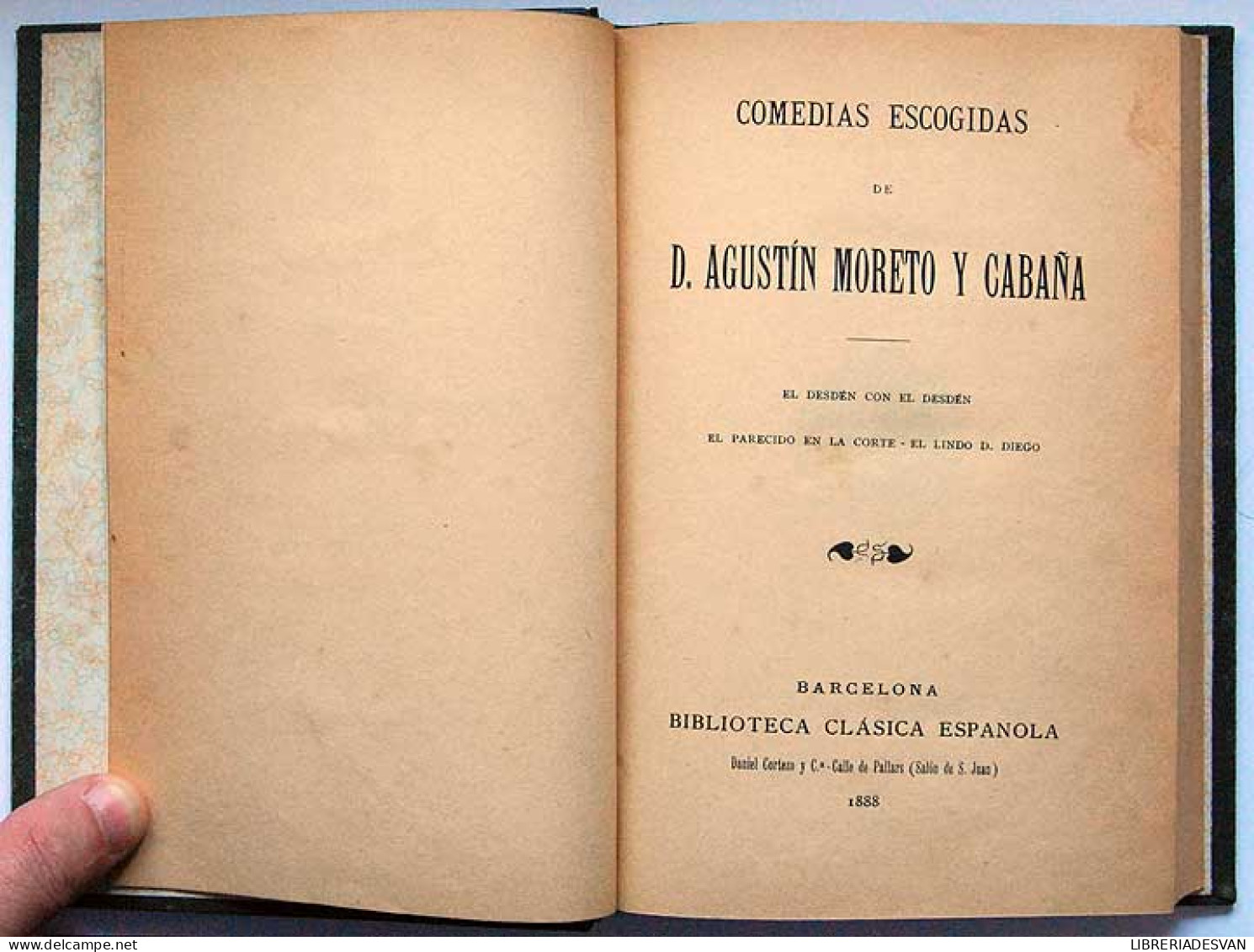Comedias Escogidas - Agustín Moreto Y Cabaña - Other & Unclassified
