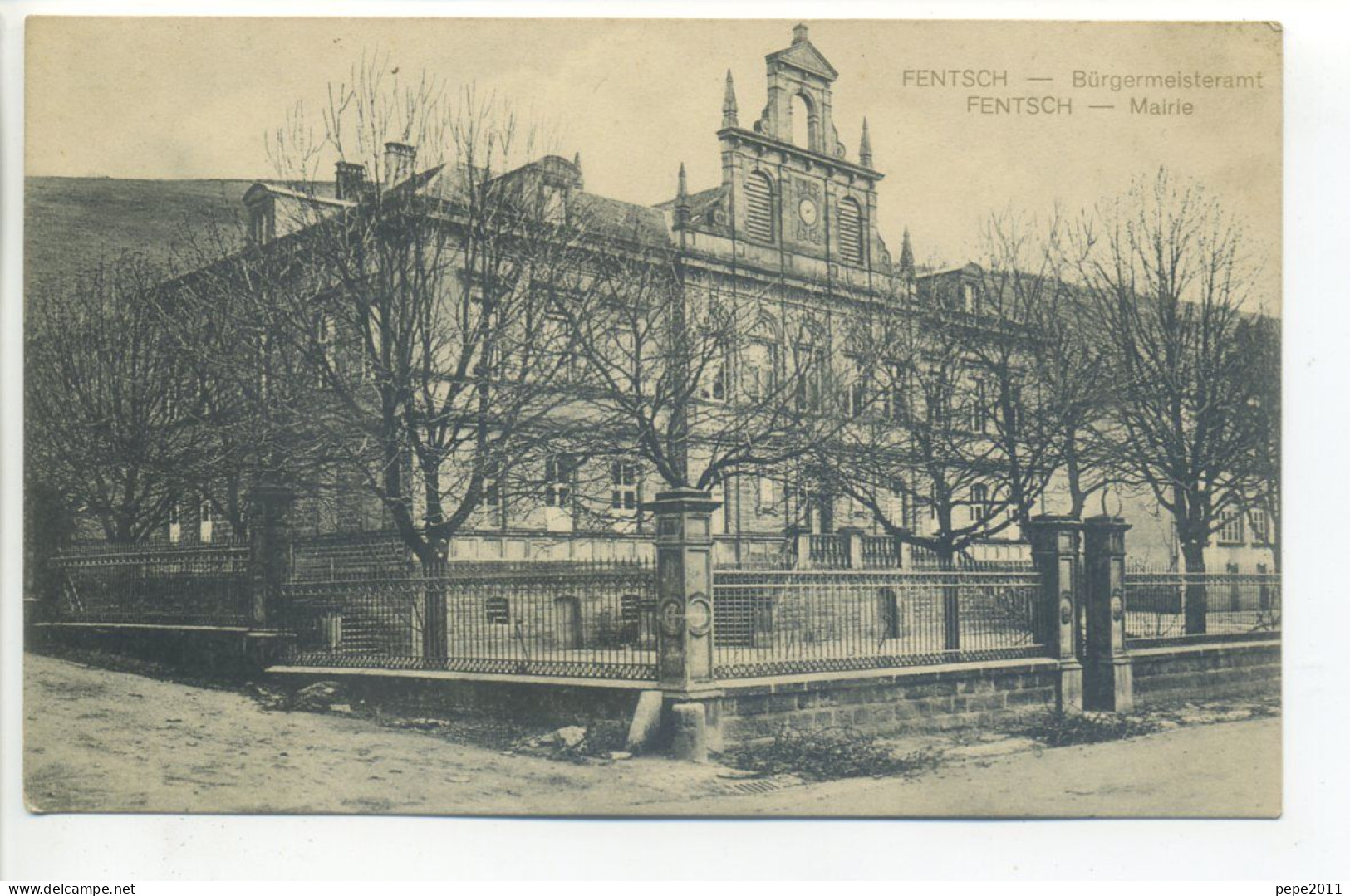 CPA (57 Moselle) - FENTSCH - FONTOY - Mairie  - FENTSCH Bürgermeisteramt - Hayange