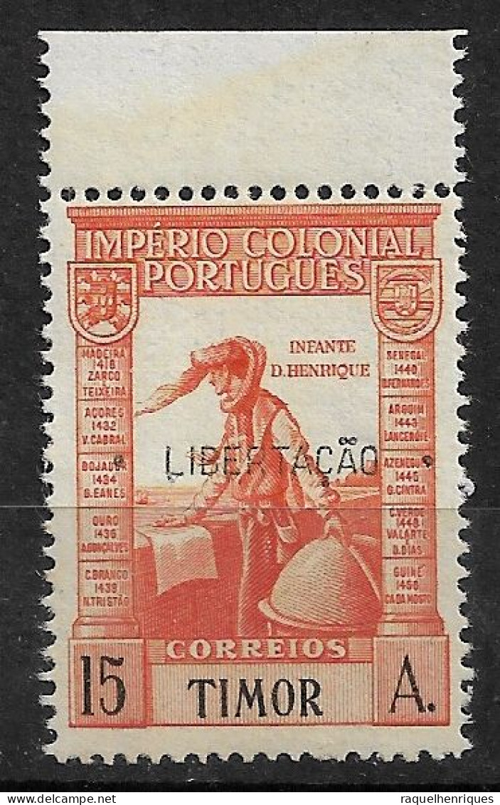 TIMOR 1947 EMPIRE STAMP SURC. "LIBERTAÇÃO" - MNH (NP#72-P17-L2) - Timor