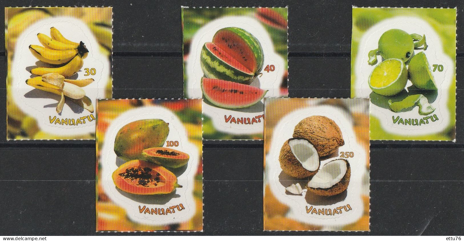 Vanuatu  2007  Fruits, Set  MNH - Frutta