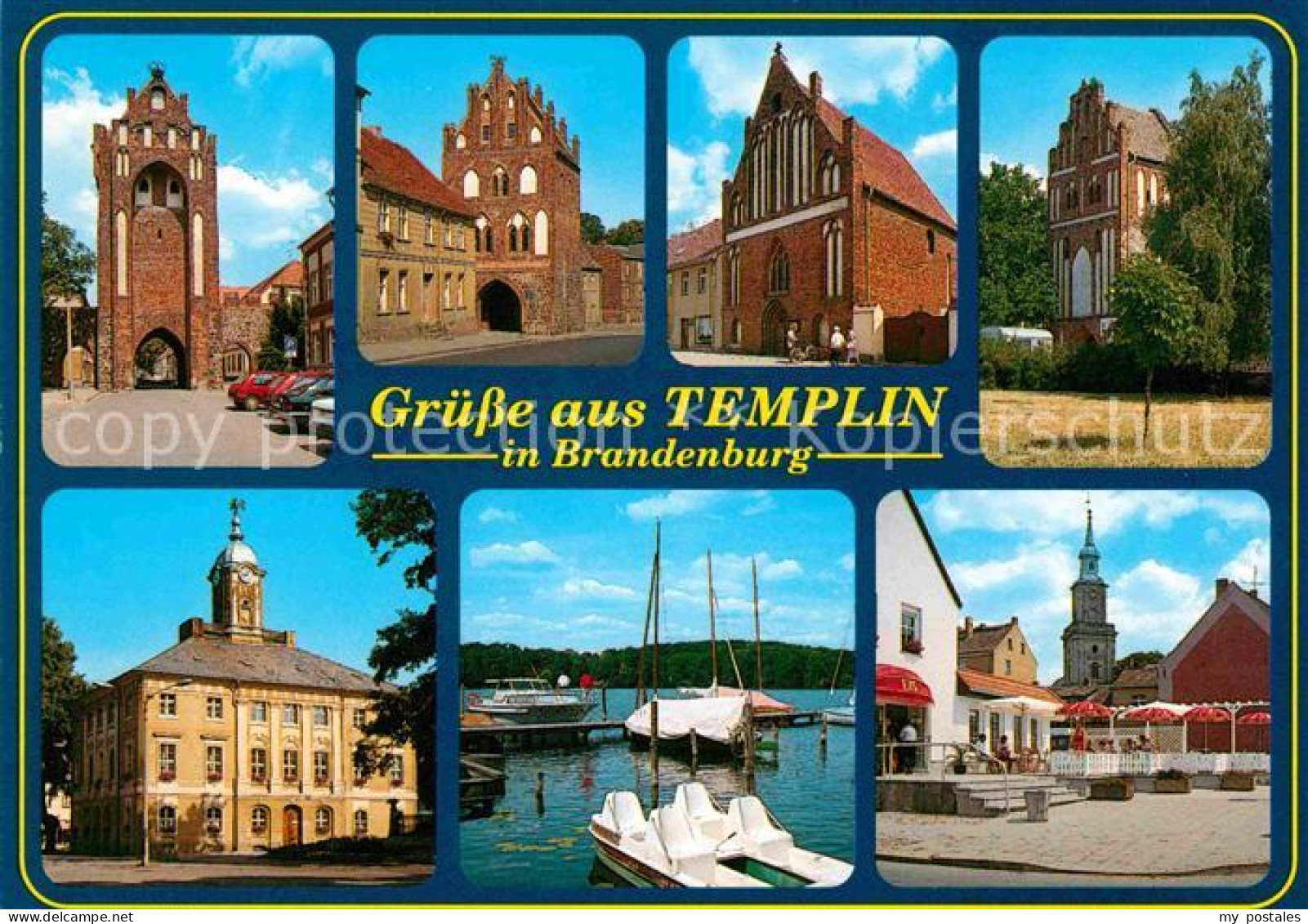 72696694 Templin Tore Der Stadt Seglerhafen Platz Kirche Templin - Templin