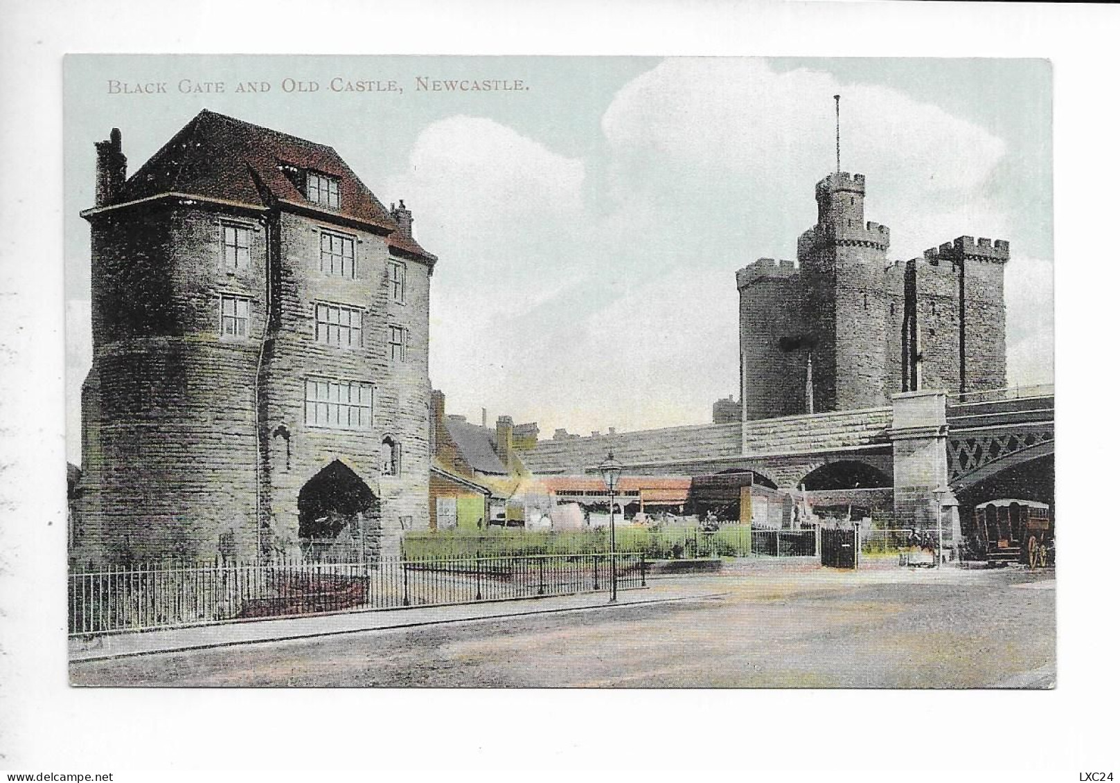 BLACK GATE AND OLD CASTLE. NEWCASTLE . - Newcastle-upon-Tyne