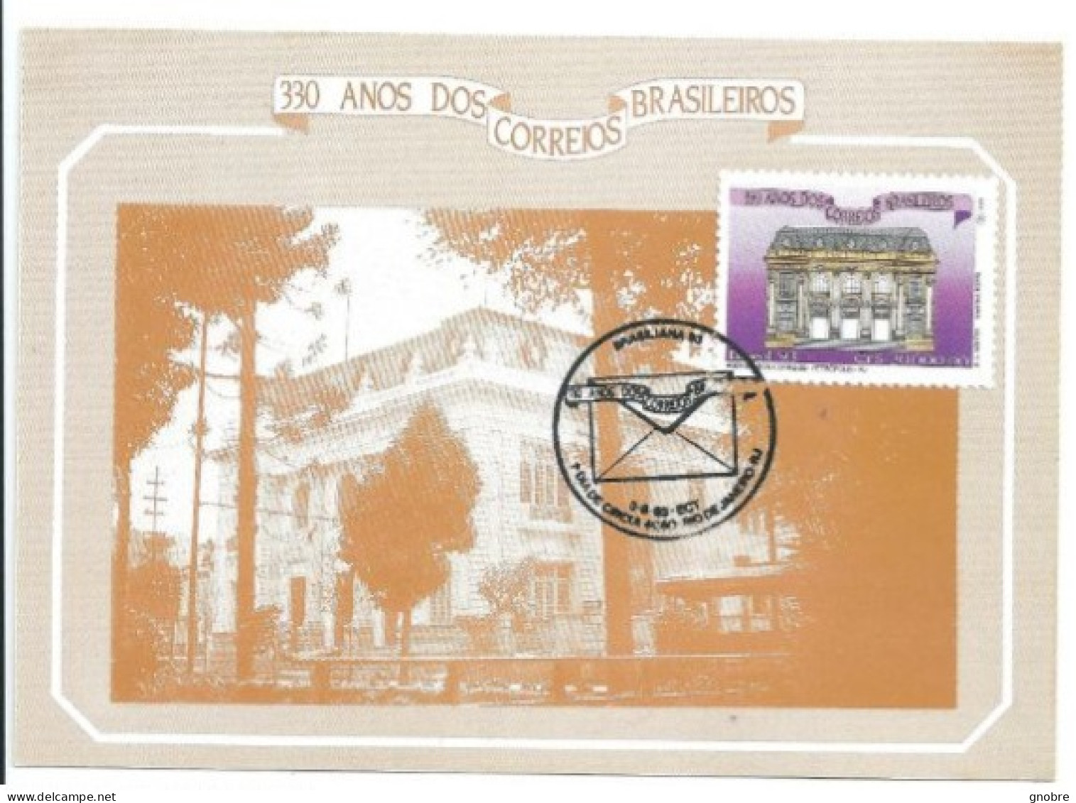 Brazil 1993 OFFICIAL MAXIMUM CARD MAX-172 - Cartes-maximum