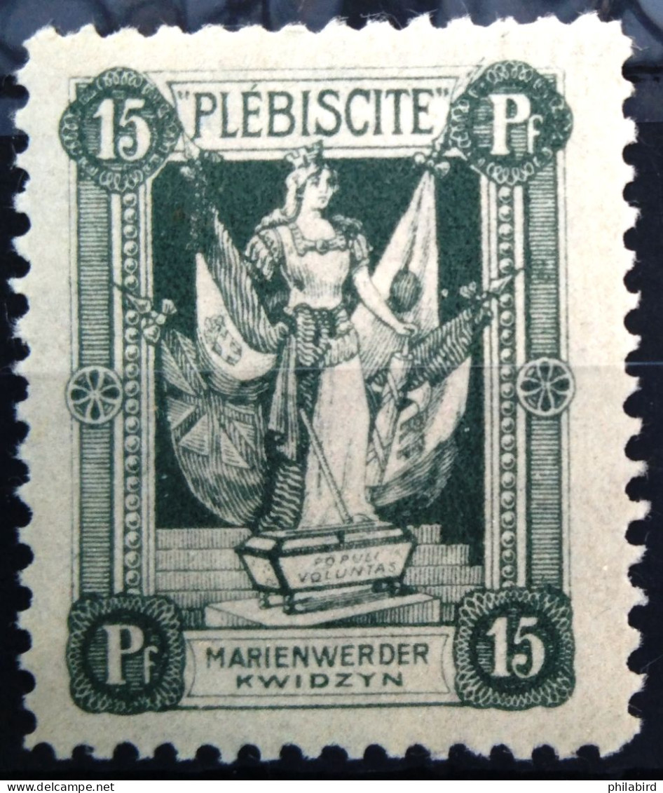 MARIENWERDER                          N° 32     (Cat. Michel)                        NEUF* - Marienwerder