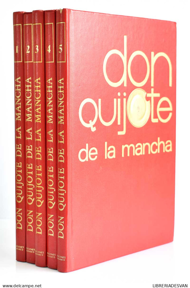 Don Quijote De La Mancha 5 Vols. (NO VENDER FALTA UN TOMO) - Miguel De Cervantes Saavedra - Other & Unclassified