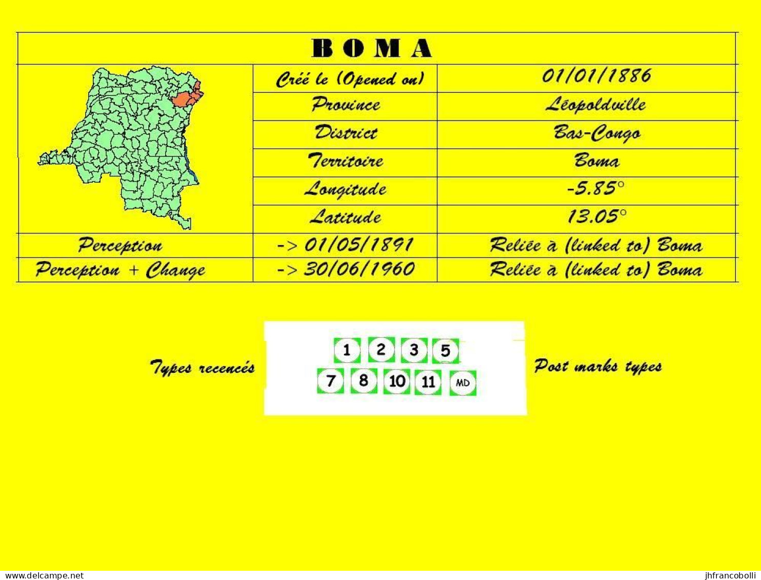 1921 VUA CARTE¨POSTALE / POST CARD (written)  BAY AND HAVEN FROM BOMA TO BRUSSELS (Postman 433 Cancel) - Congo Belge