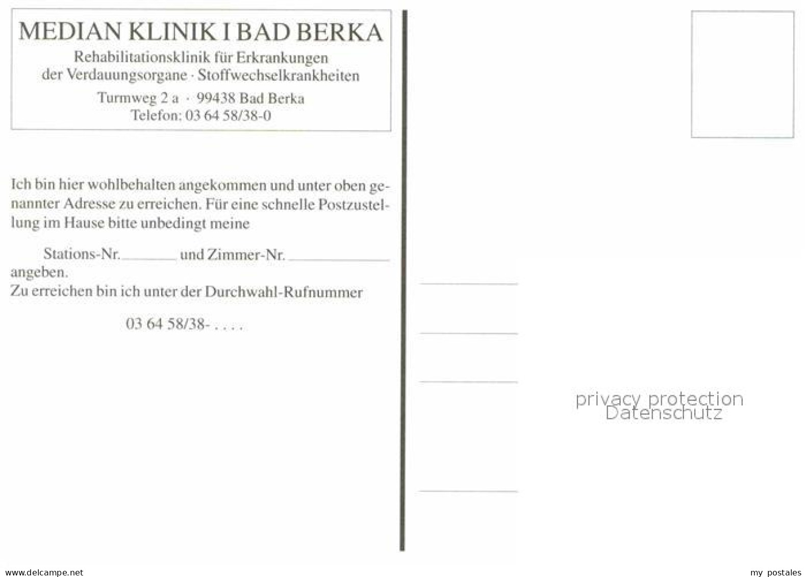 72695219 Bad Berka Median Klinik Rehaklinik Bad Berka - Bad Berka