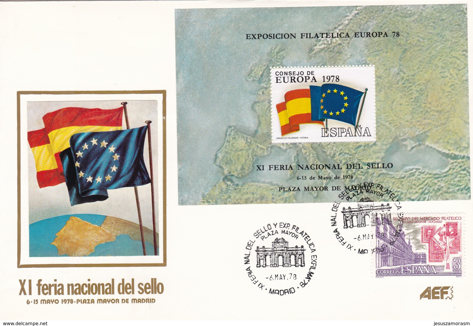 España HR 60 Y 61 En Sobres - Feuillets Souvenir