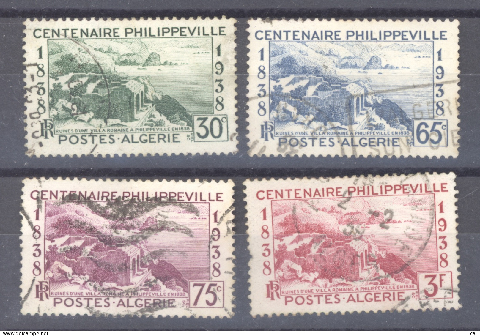 Algérie  :  Yv  142-45  (o) - Used Stamps