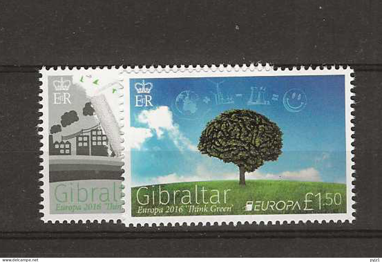 2016 MNH Gibraltar Mi 1727-28 Postfris** - Gibraltar