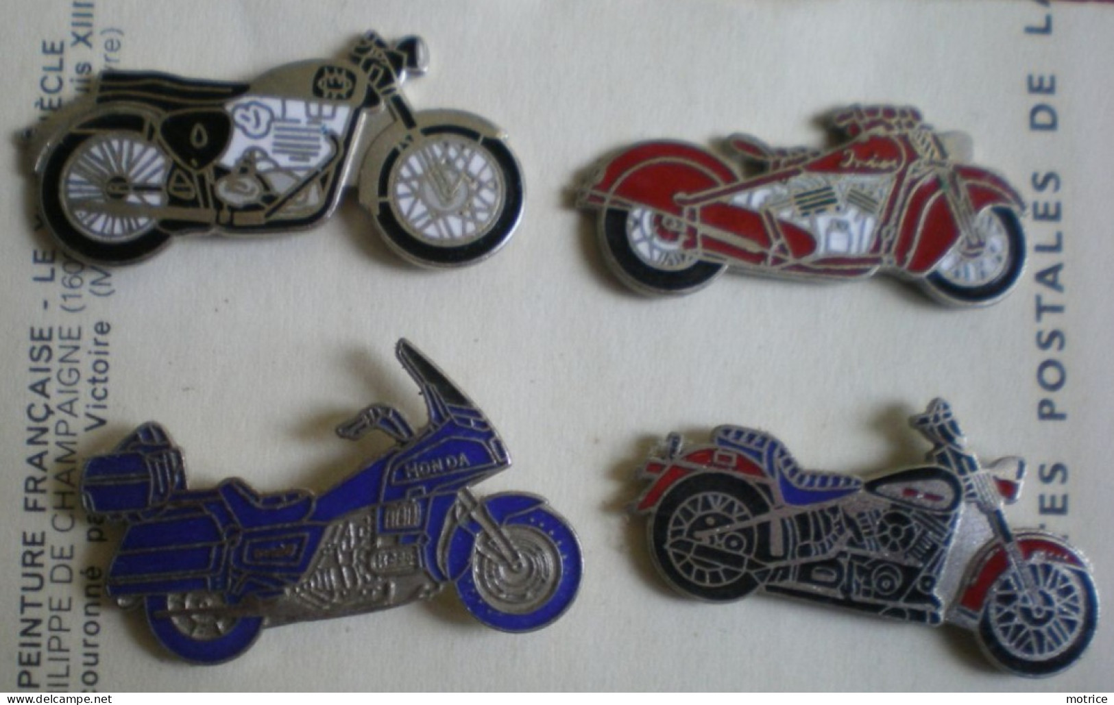 PIN'S  Motos Diverses, Lot De 4 Pièces. - Motorbikes