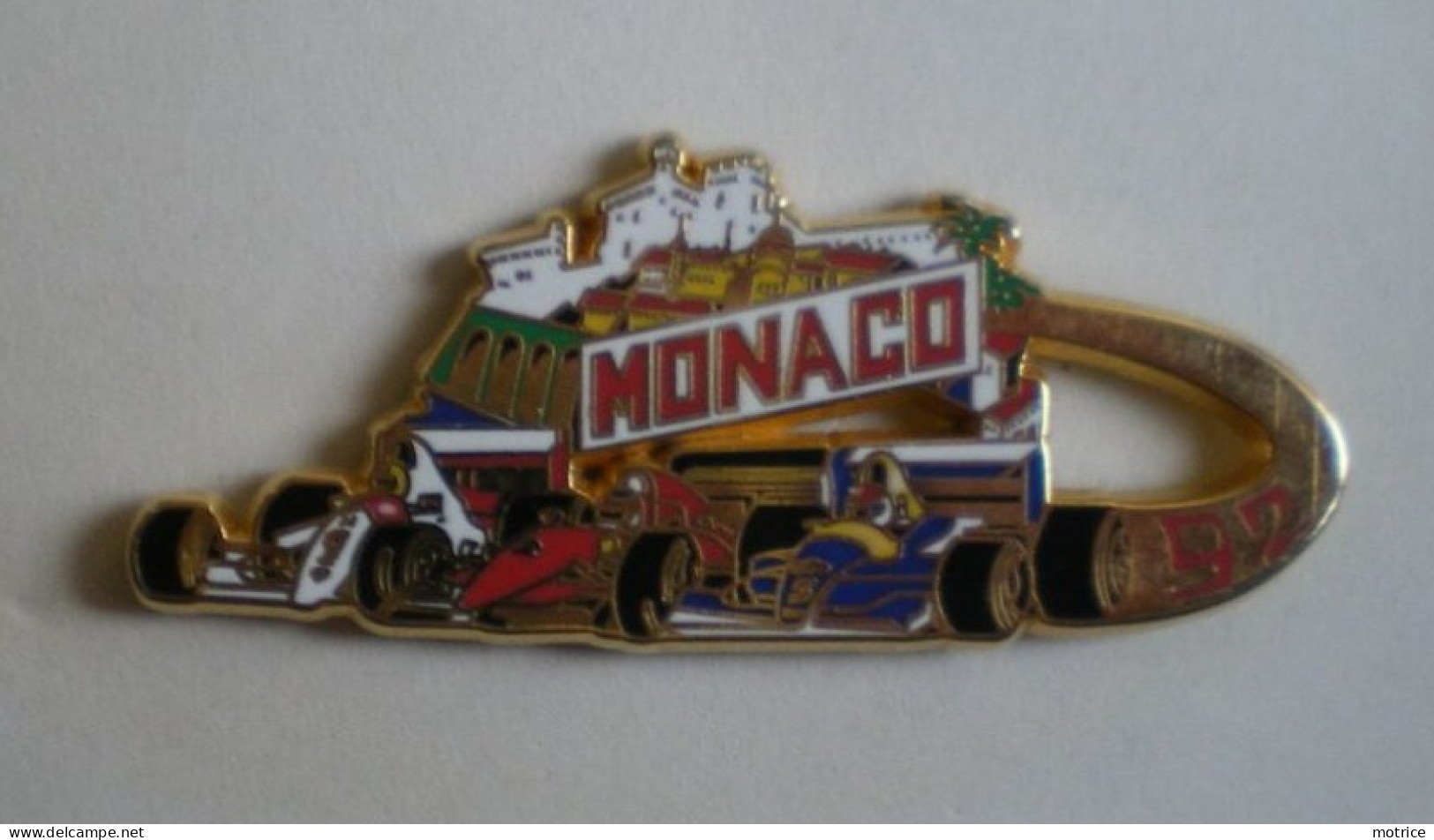 PIN'S Automobile, Formule 1, Grand Prix De Monaco,92 (arthus Bertrand Fabricant) - F1