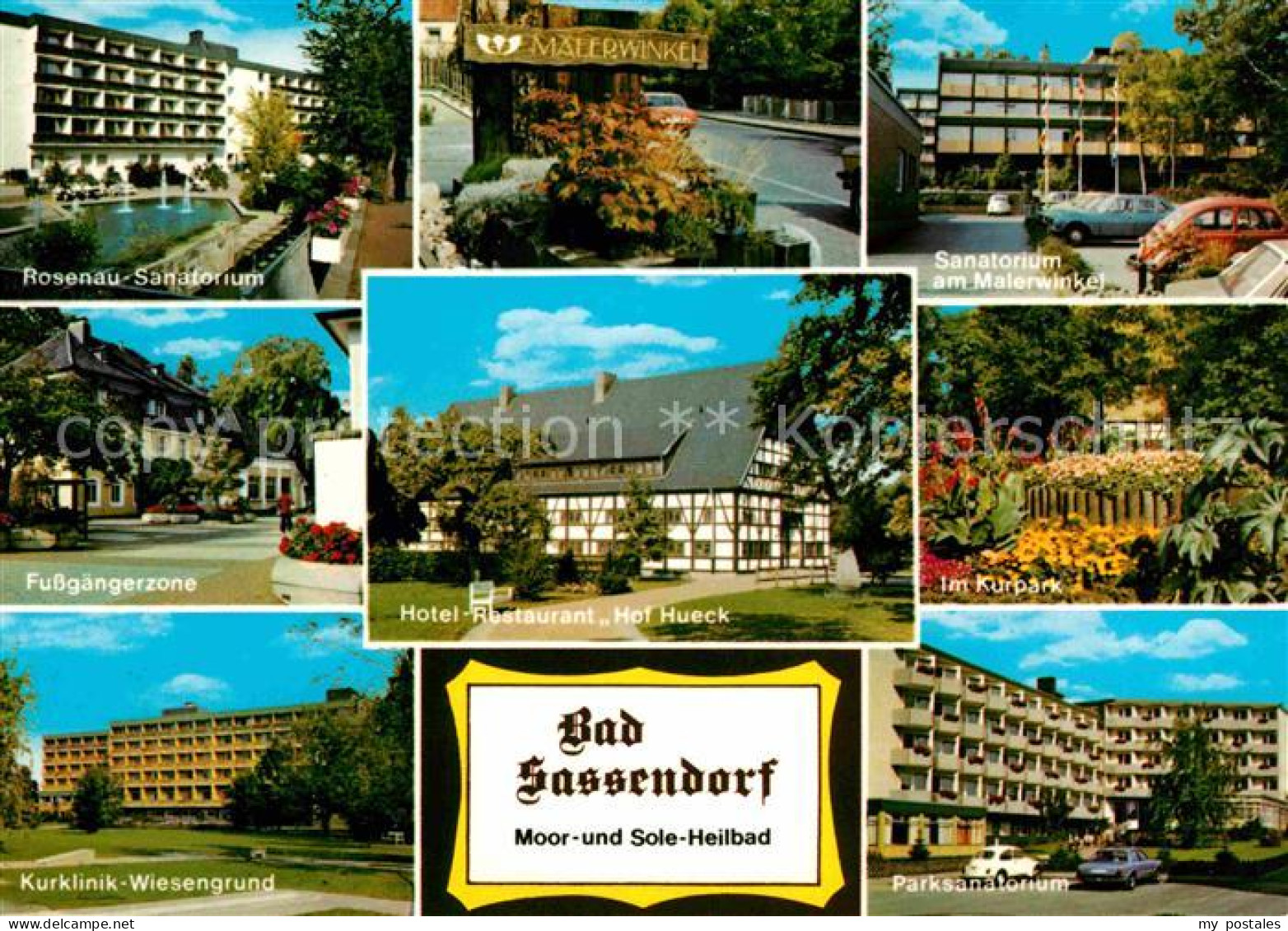 72692770 Bad Sassendorf Sanatorium Malerwinkel Fussgaengerzone Hotel Restaurant  - Bad Sassendorf