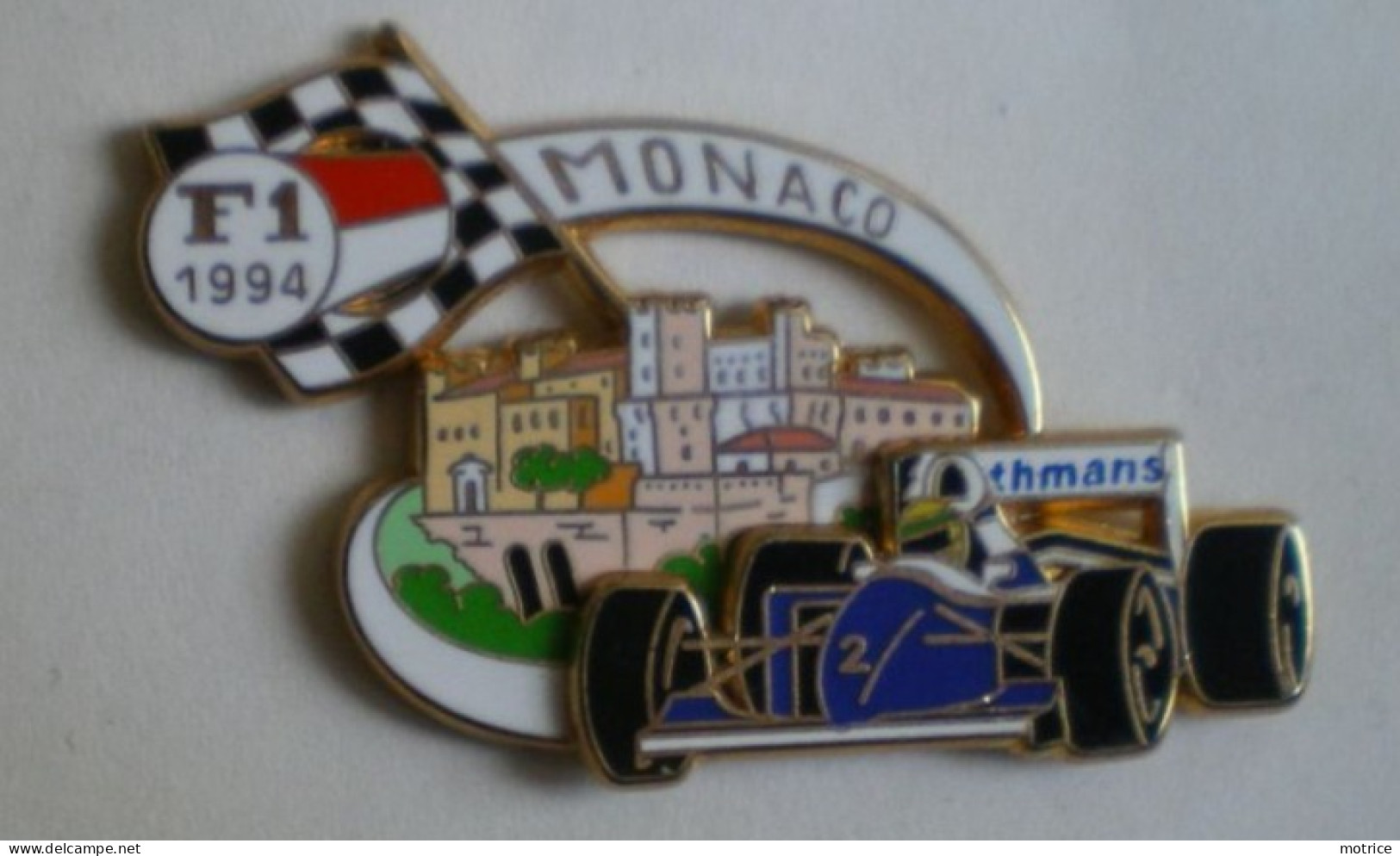 PIN'S Automobile, Formule 1, Grand Prix De Monaco 94,  Pub Rothman (JFG Fabricant) - F1