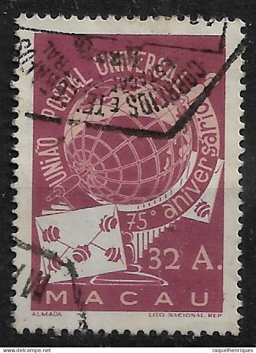 MACAU 1949 The 75th Anniversary Of U.P.U. USED (NP#72-P17-L5) - Gebruikt