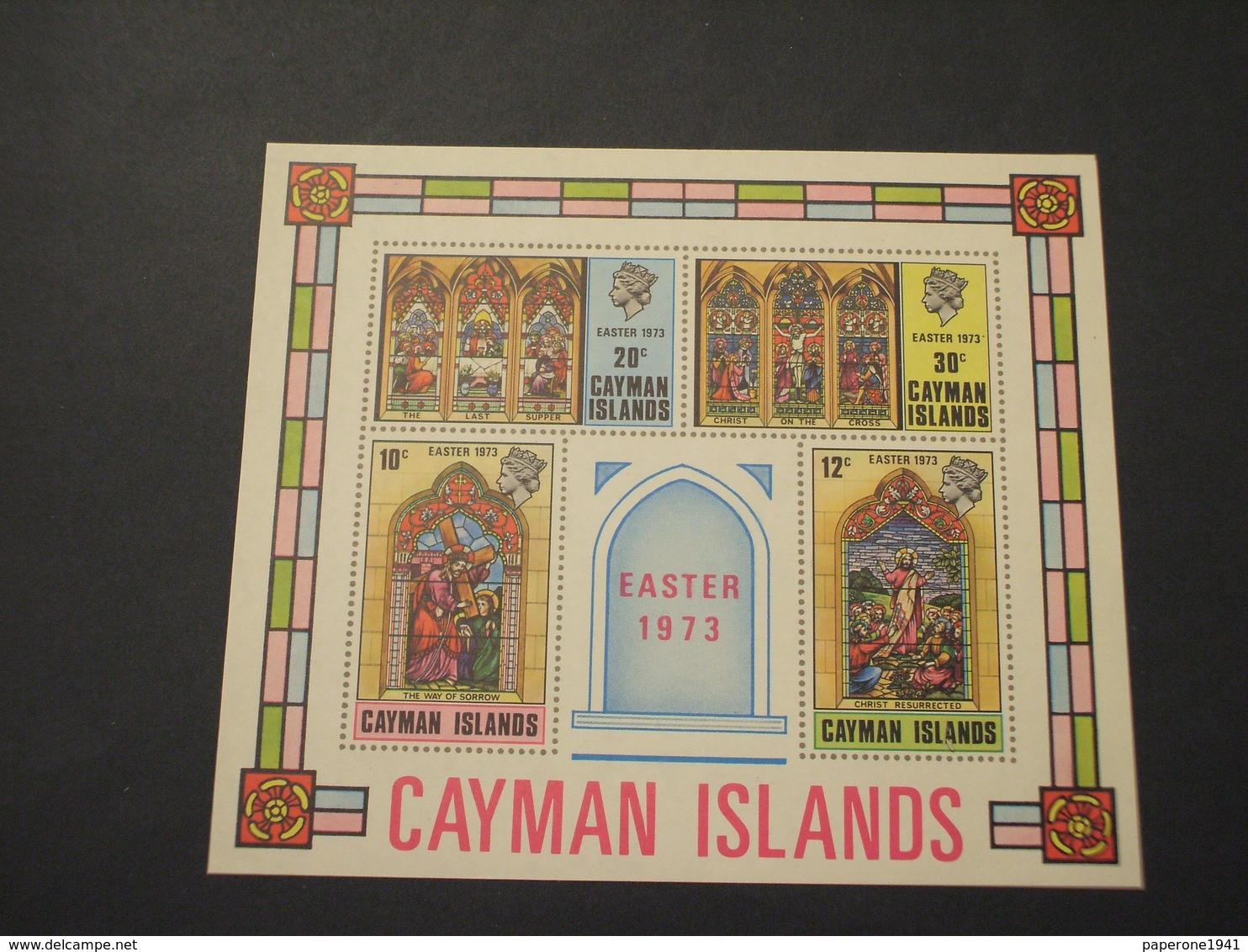 CAYMAN  - BF 1973 NATALE QUADRI - NUOVI(++) - Kaimaninseln