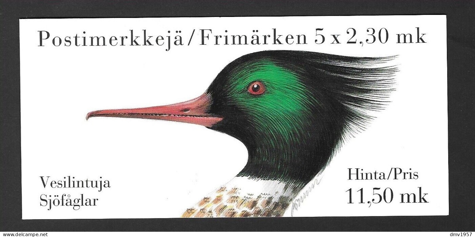 Finland 1993 MNH Water Birds SB40 Booklet - Booklets
