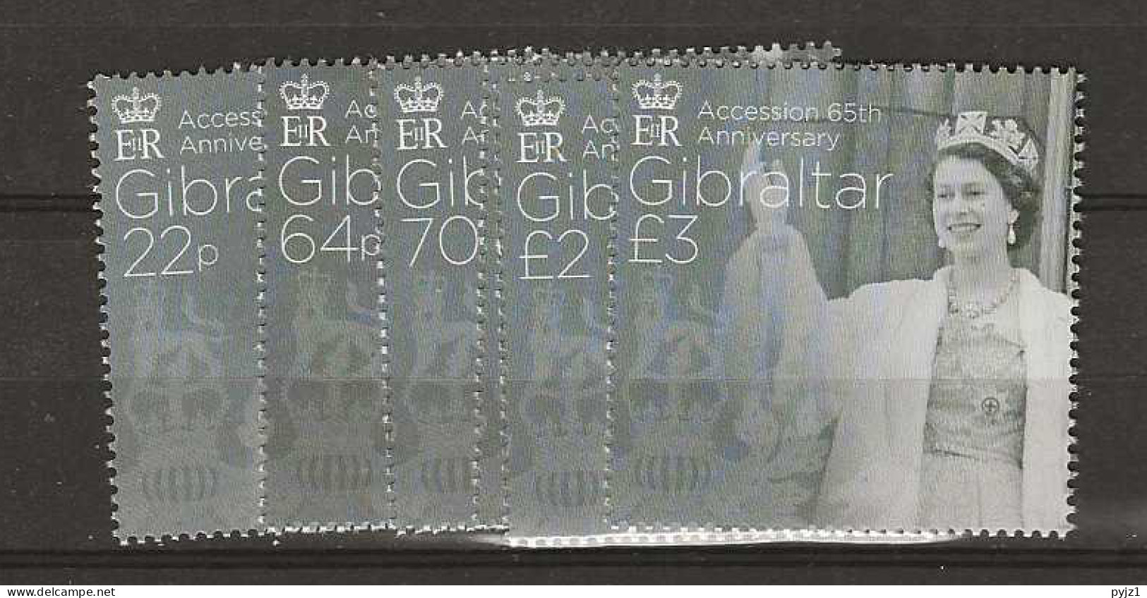 2017 MNH Gibraltar Mi 1774-79 Postfris** - Gibraltar