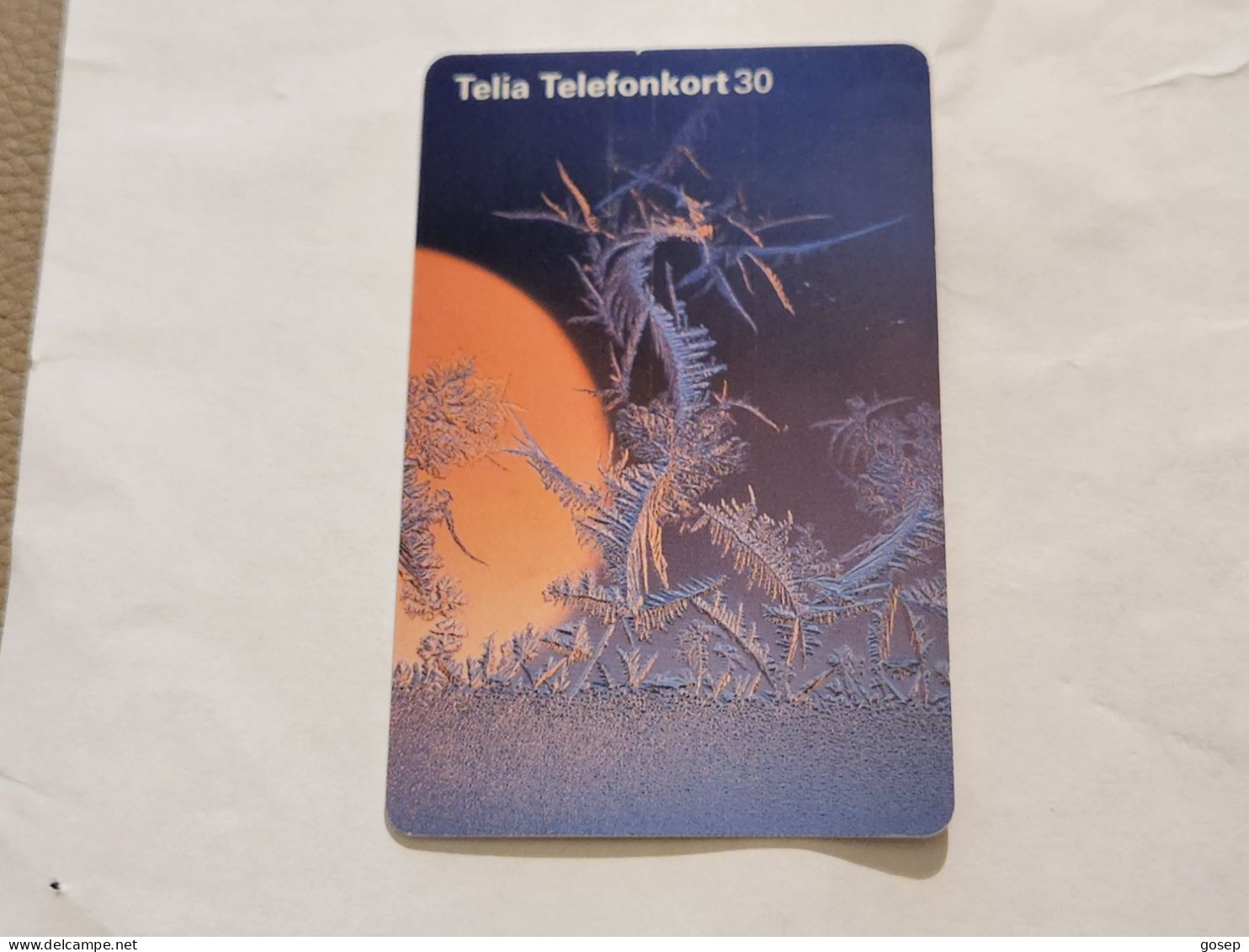 SWEDEN-(SE-TEL-030-0354)-Ice Crystals 1-Is-(6)(30 Telefonkort)(tirage-100.000)(5285532)-used Card+1card Prepiad Free - Sweden