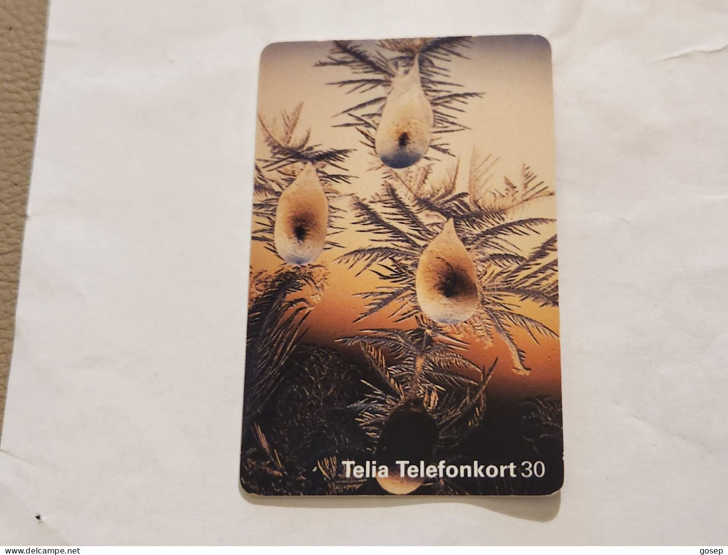 SWEDEN-(SE-TEL-030-0378)-Ice Crystals 3-Is-(7)(30 Telefonkort)(tirage-100.000)(5950726)-used Card+1card Prepiad Free - Svezia