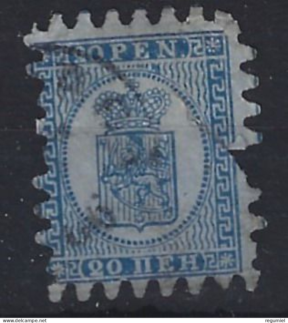 Finlandia U    8 (o) Usado.1866 - Gebruikt