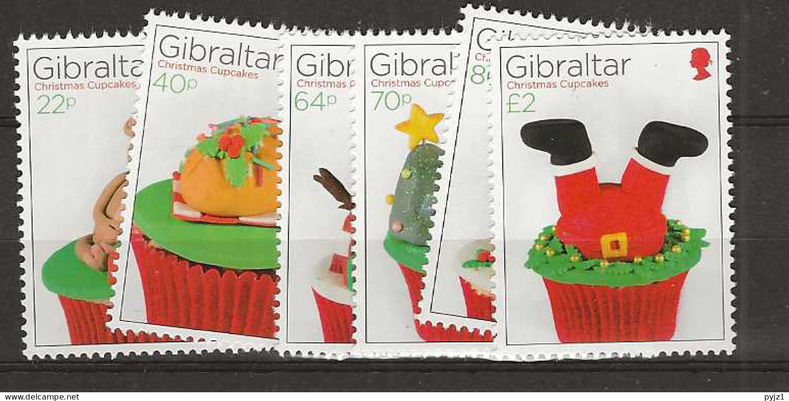 2017 MNH Gibraltar Mi 1826-31 Postfris** - Gibraltar