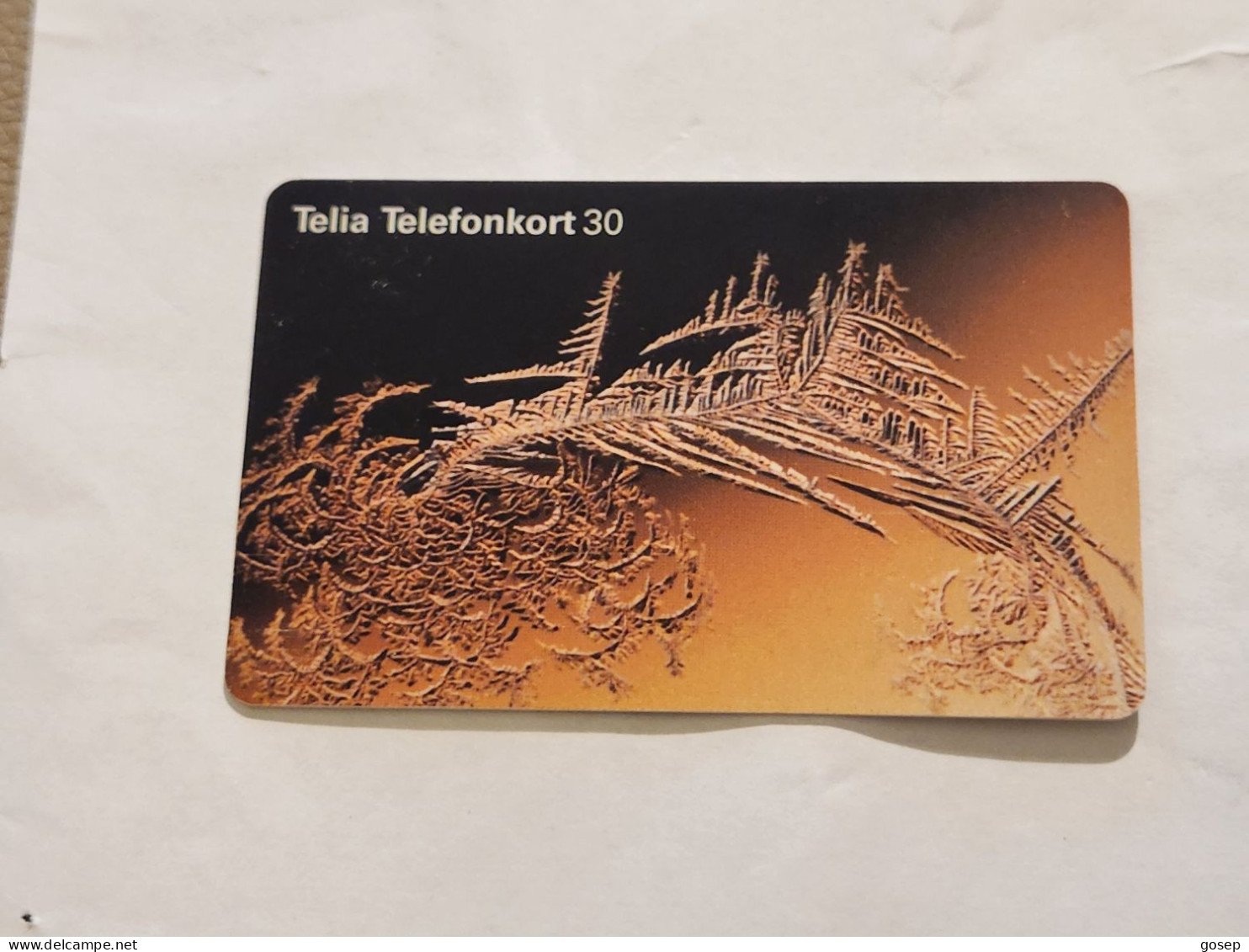 SWEDEN-(SE-TEL-030-0379)-Ice Crystals 2-Is-(8)(30 Telefonkort)(tirage-100.000)(30507481)-used Card+1card Prepiad Free - Suède