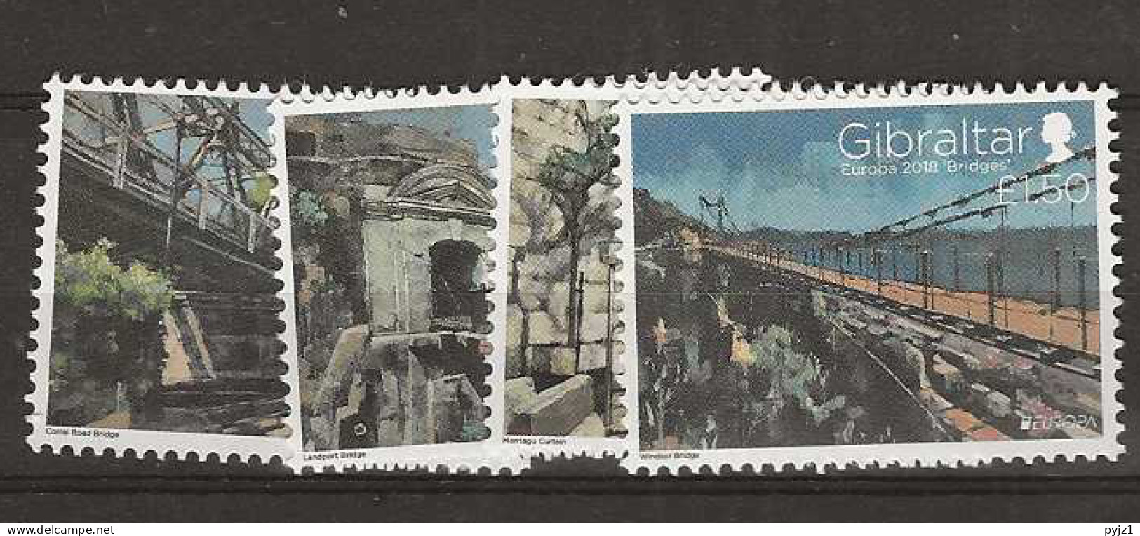 2018 MNH Gibraltar Mi 1838-41 Postfris** - Gibraltar