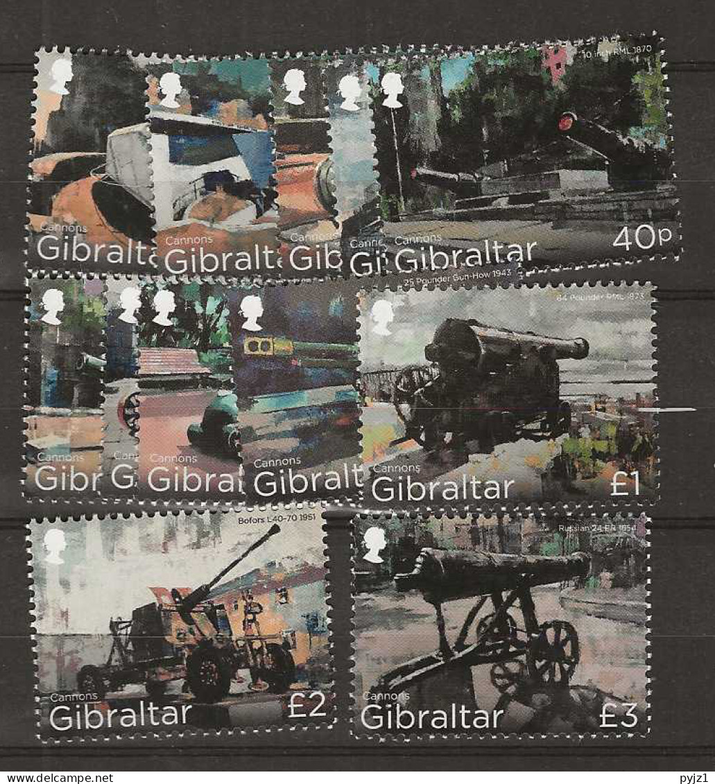 2018 MNH Gibraltar Mi 1842-53 Postfris** - Gibraltar