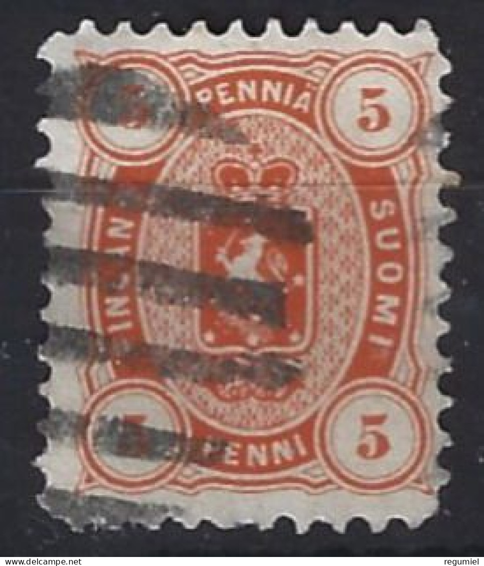 Finlandia U   14a (o) Usado.1875. Dent. 11 - Gebruikt