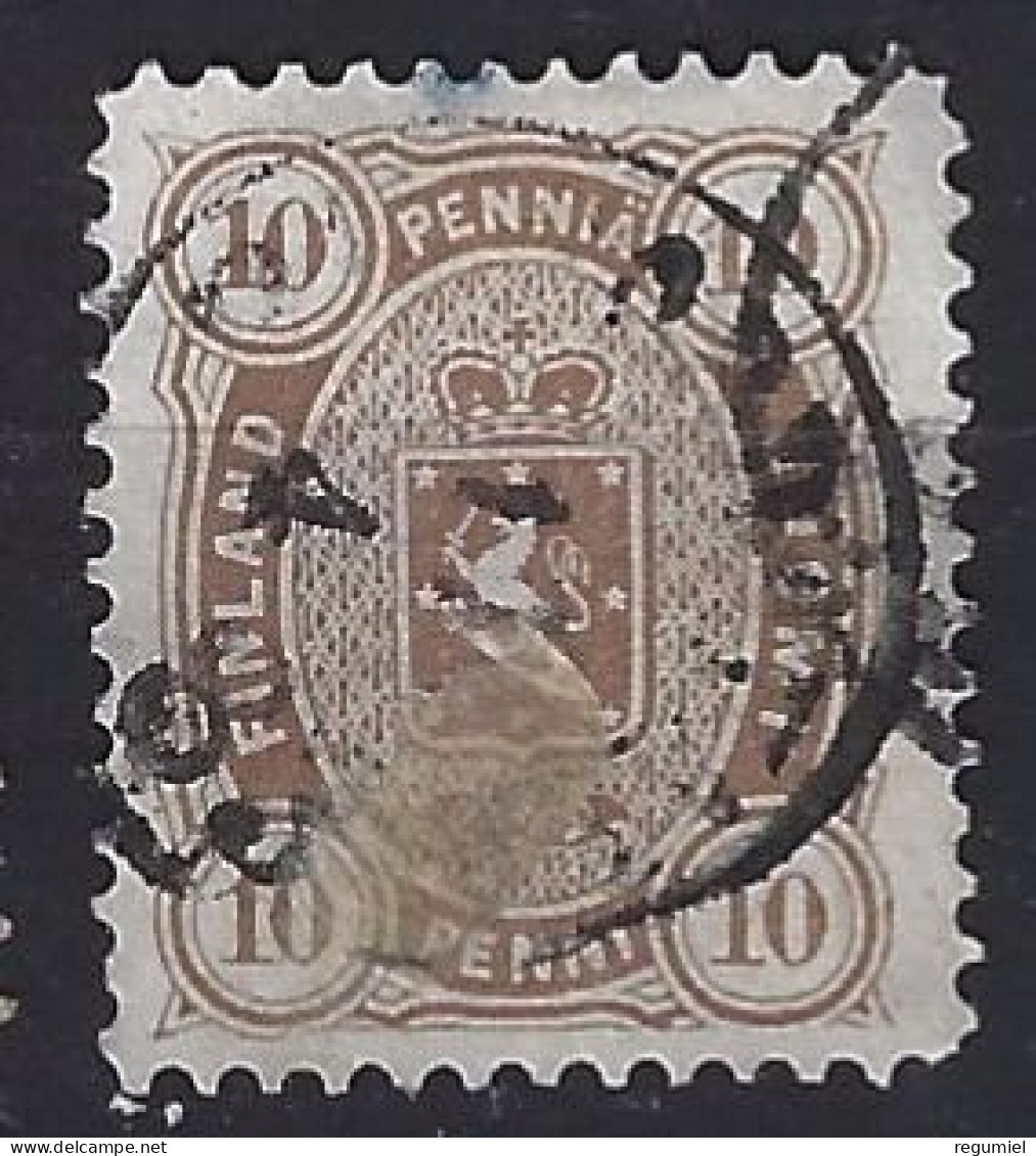 Finlandia U   15 (o) Usado.1875. Dent. 12 1/2 - Usati