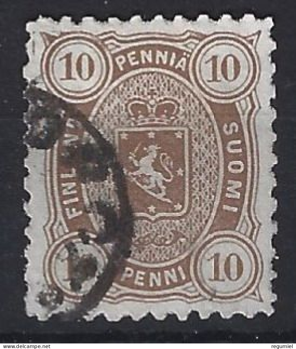 Finlandia U   15a (o) Usado.1875. Dent. 11 - Oblitérés