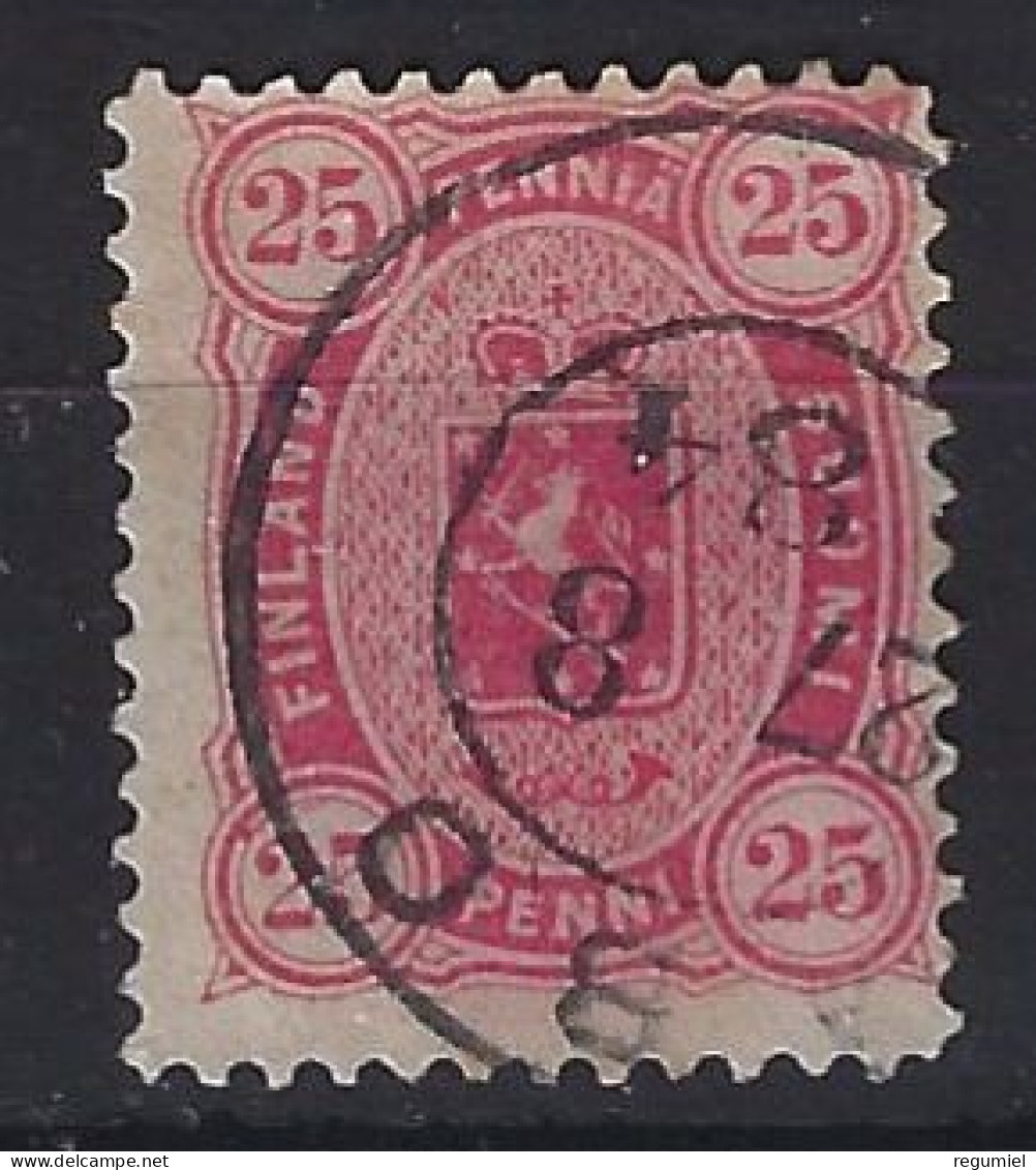 Finlandia U   17 (o) Usado.1875. Dent. 12 1/2 - Oblitérés