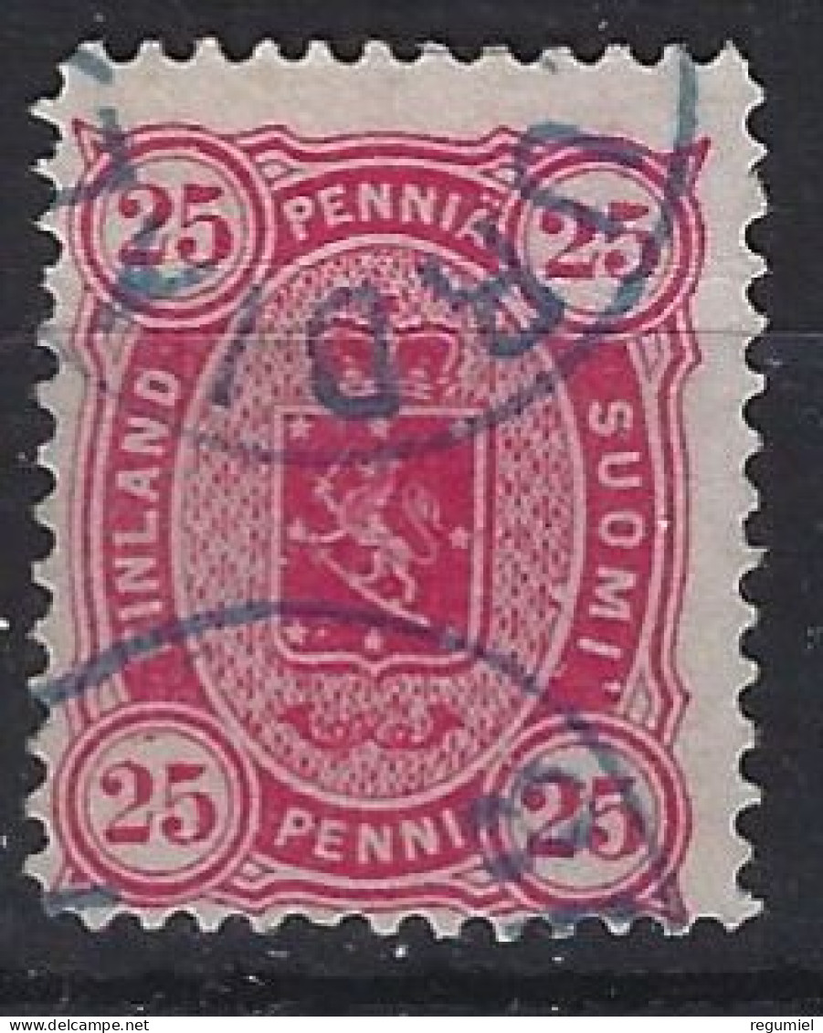 Finlandia U   17 (o) Usado.1875. Dent. 12 1/2 - Oblitérés