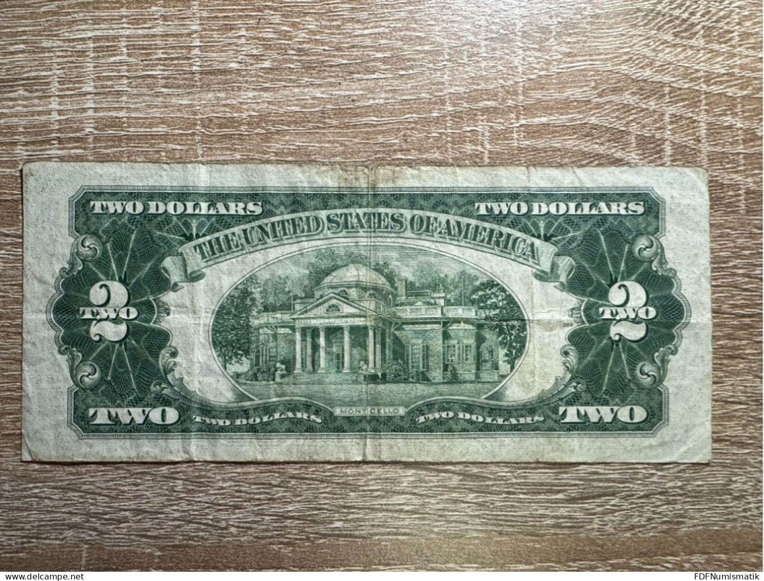 USA. 2 Dollars UNITED STATES NOTE ，F Condition，1953A - Biljetten Van De Verenigde Staten (1928-1953)