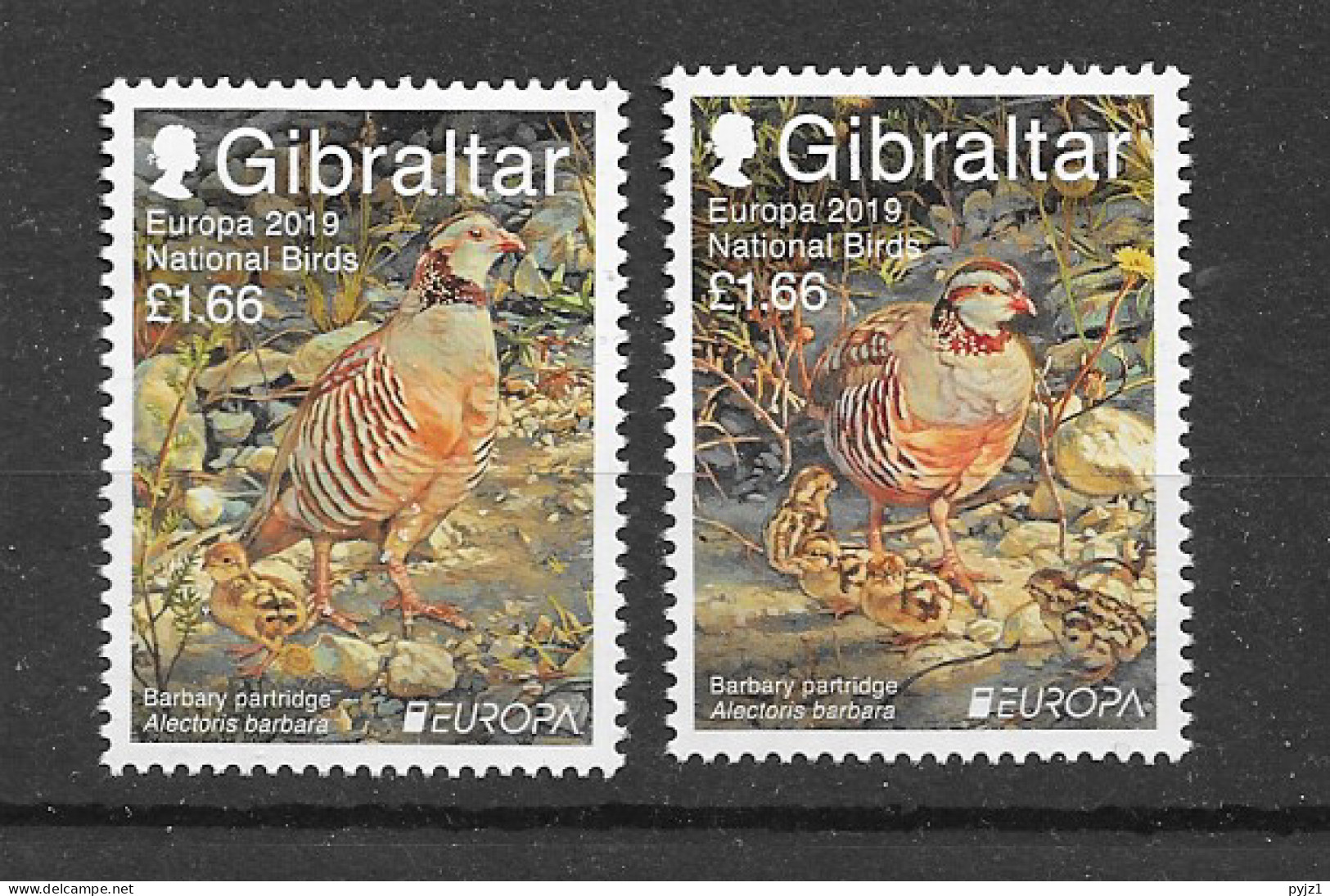 2019 MNH Gibraltar Mi 1896-97 Postfris** - Gibraltar