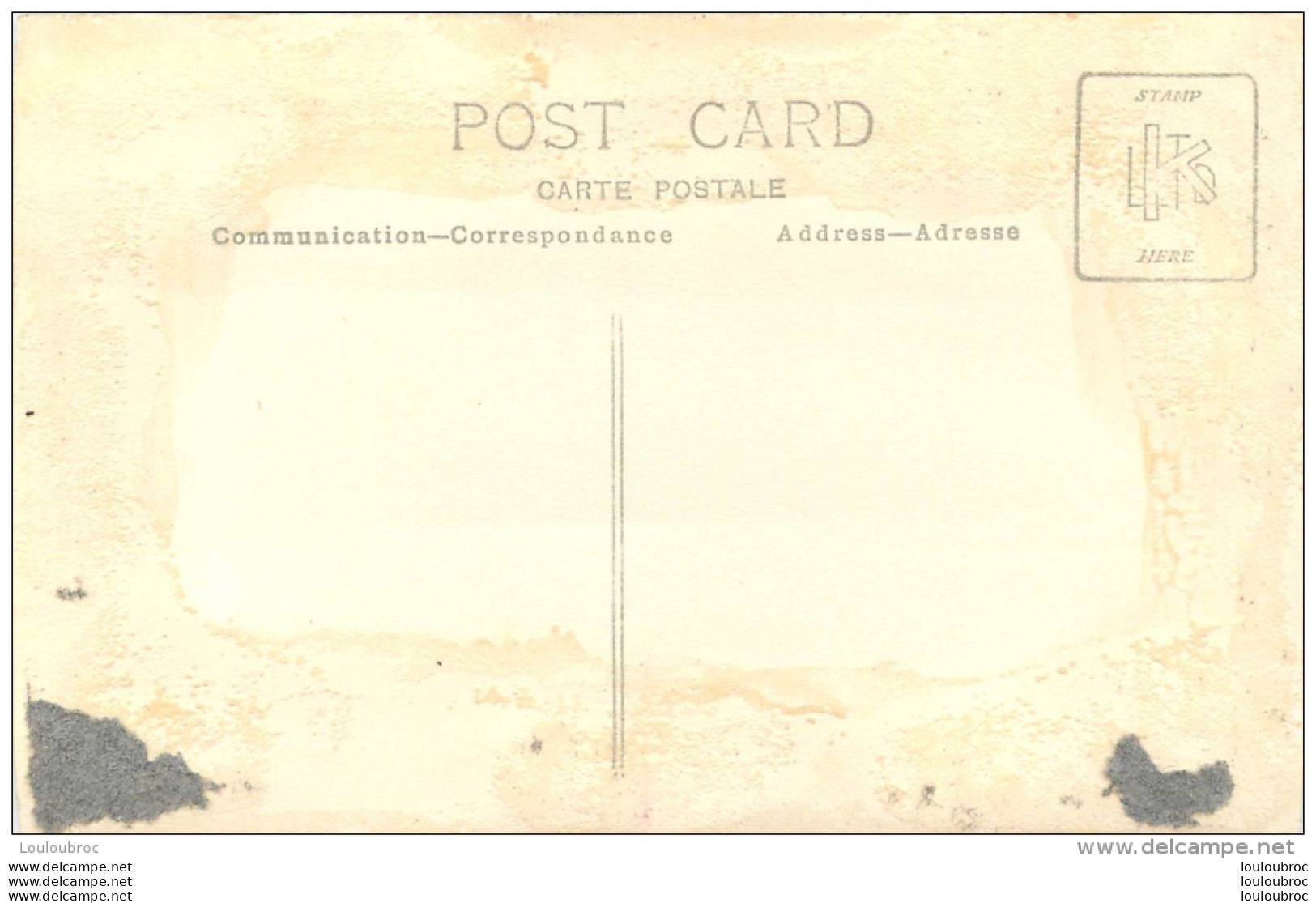 CARTE PHOTO LIEU NON IDENTIFIE - A Identifier