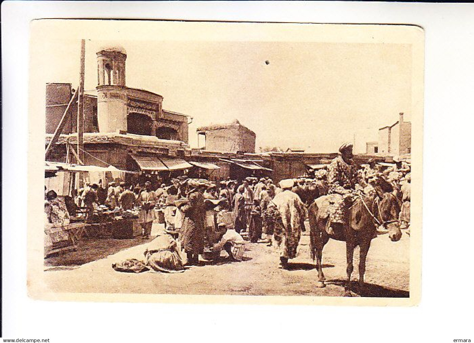 CENTRAL ASIA  UZBEKISTAN SAMARKAND TYPES  ISKULLCAP BAZAAR - Uzbekistan