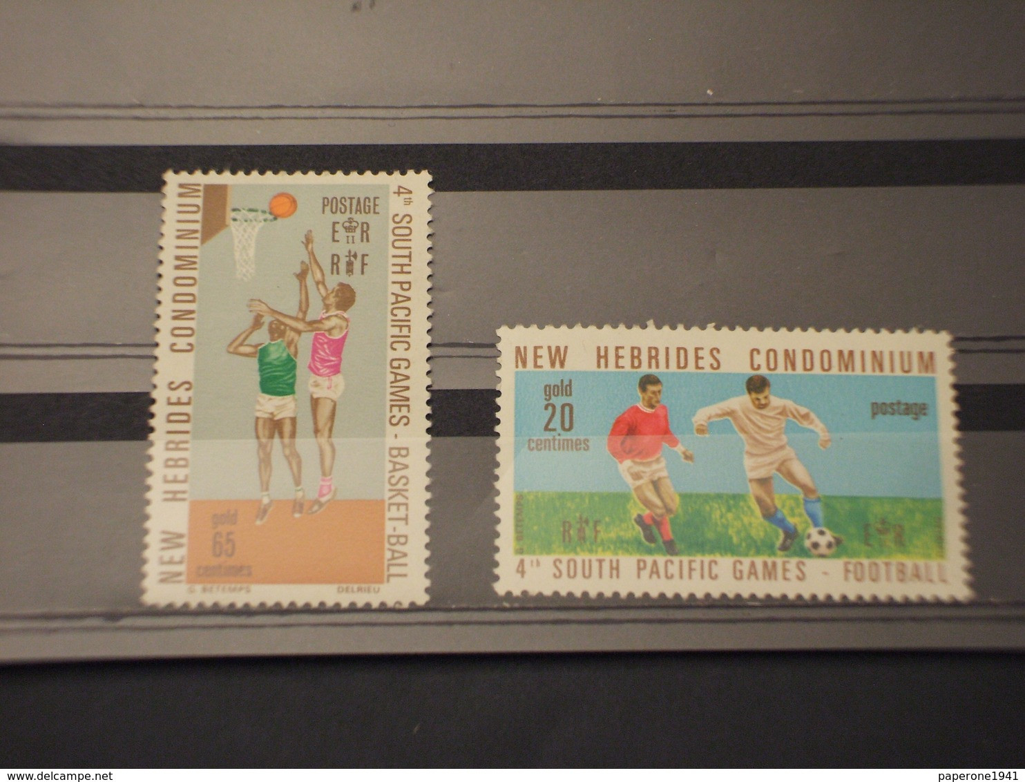 NOUVELLE HEBRIDES - 1971 GIOCHI SPORTIVI 2 VALORI - NUOVI(++) - Nuovi